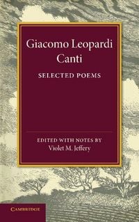 Produktbild: Giacomo Leopardi