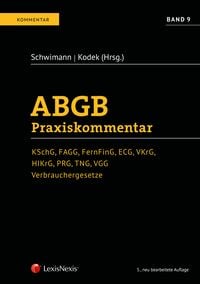 Bild vom Artikel ABGB Praxiskommentar / ABGB Praxiskommentar - Band 9, 5. Auflage vom Autor Elke Heinrich