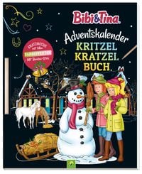 Produktbild: Bibi & Tina Adventskalender Kritzel-Kratzel Buch