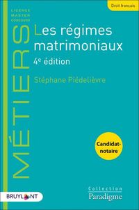 Produktbild: Les Regimes Matrimoniaux (4e Edition)