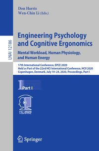 Produktbild: Engineering Psychology and Cognitive Ergonomics. Mental Workload, Human Physiology, and Human Energy