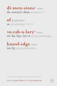 Produktbild: Dimensions of Vocabulary Knowledge