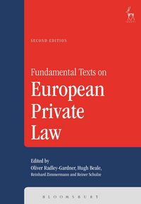 Produktbild: Fundamental Texts on European Private Law