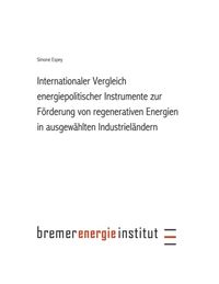 Produktbild: Internationaler Vergleich energiepolitischer Instrumente