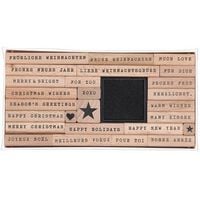 Produktbild: Stempelset Merry Christmas, Typewriter 100%, 26 Stempel