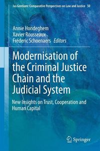 Produktbild: Modernisation of the Criminal Justice Chain and the Judicial System