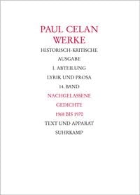 Produktbild: Werke. Historisch-kritische Ausgabe. I. Abteilung: Lyrik und Prosa