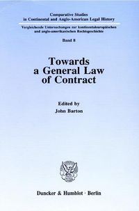 Produktbild: Towards a General Law of Contract.