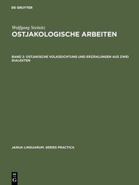 Produktbild: Ostjakische Volksdichtung und Erz&auml;hlungen aus zwei Dialekten