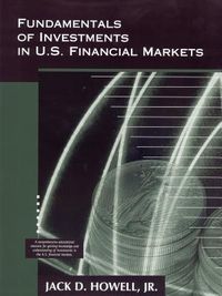 Produktbild: Fundamentals of Investments in U.S. Financial Markets