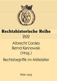 Produktbild: Rechtsbegriffe im Mittelalter