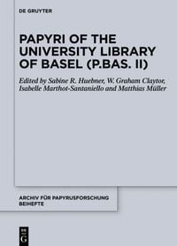 Produktbild: Papyri of the University Library of Basel (P.Bas. II)