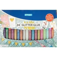 Produktbild: Stylex Glitter Glue, 24 Tuben &agrave; 10 g