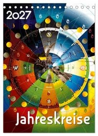Produktbild: Jahreskreise (Tischkalender 2027 DIN A5 hoch), CALVENDO Monatskalender