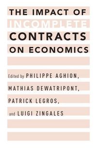 Produktbild: Impact Of Incomplete Contracts