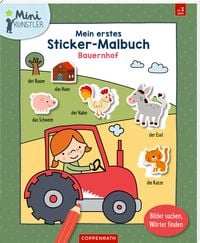 Produktbild: Mein 1. Sticker-Malbuch: Bauernhof - Mini-K&uuml;nstler