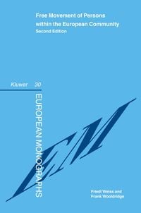 Produktbild: Free Movement of Persons within the European Community