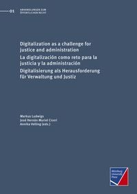 Produktbild: Digitalization as a challenge for justice and administration