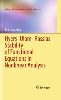 Produktbild: Hyers-Ulam-Rassias Stability of Functional Equations in Nonlinear Analysis