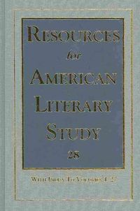 Produktbild: Resources for American Literary Study Vol 28