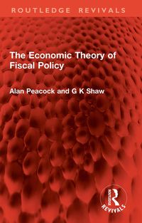Produktbild: The Economic Theory of Fiscal Policy