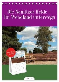 Produktbild: Tischplaner 2027 - Die Nemitzer Heide - Im Wendland unterwegs (A5 Tischkalender zum Aufstellen) CALVENDO