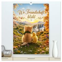 Produktbild: Wo Freundschaft bl&uuml;ht (hochwertiger Premium Wandkalender 2027 DIN A2 hoch), Kunstdruck in Hochglanz