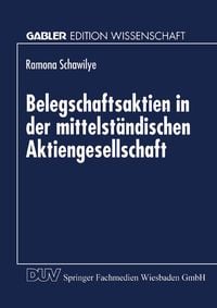 Produktbild: Belegschaftsaktien in der mittelst&auml;ndischen Aktiengesellschaft