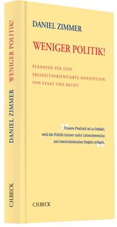 Produktbild: Weniger Politik!