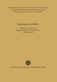 Produktbild: Exportgemeinschaften