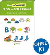 Produktbild Mein extradicker Block zum Schulanfang