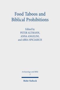 Produktbild: Food Taboos and Biblical Prohibitions
