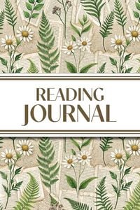 Produktbild: Reading Journal (Ferns & Daisies with Book Pages)