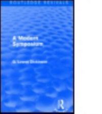 Produktbild: Dickinson, G: A Modern Symposium