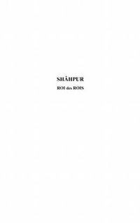 Produktbild: Shahpur, Roi des Rois