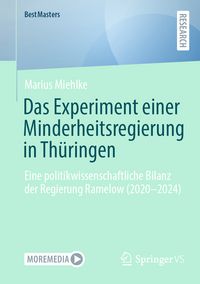 Produktbild: Das Experiment einer Minderheitsregierung in Th&uuml;ringen