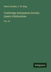 Produktbild: Cambridge Antiquarian Society. Quarto Publications