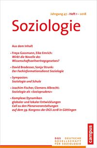 Produktbild: Soziologie 1/2018