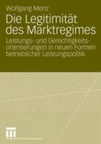 Produktbild: Die Legitimit&auml;t des Marktregimes