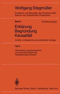 Produktbild: Historische, psychologische und rationale Erkl&auml;rung Verstehendes Erkl&auml;ren