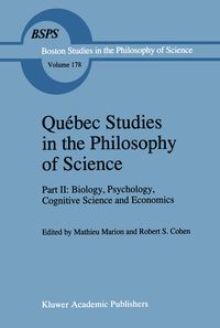Produktbild: Qu&eacute;bec Studies in the Philosophy of Science