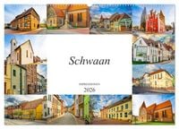 Produktbild: Schwaan Impressionen (Wandkalender 2026 DIN A2 quer), CALVENDO Monatskalender