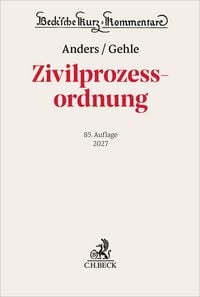 Produktbild: Zivilprozessordnung. ZPO