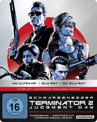 Bild vom Artikel Terminator 2 - Limited 30th Anniversary - Steelbook Edition (4K Ultra HD+3D Blu-ray+Blu-ray) vom Autor Arnold Schwarzenegger