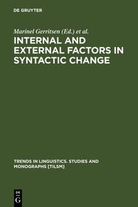 Produktbild: Internal and External Factors in Syntactic Change