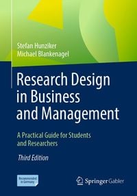 Produktbild: Research Design in Business and Management