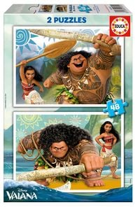 Produktbild: Educa - Disney - Vaiana - Puzzle 2x48 Teile