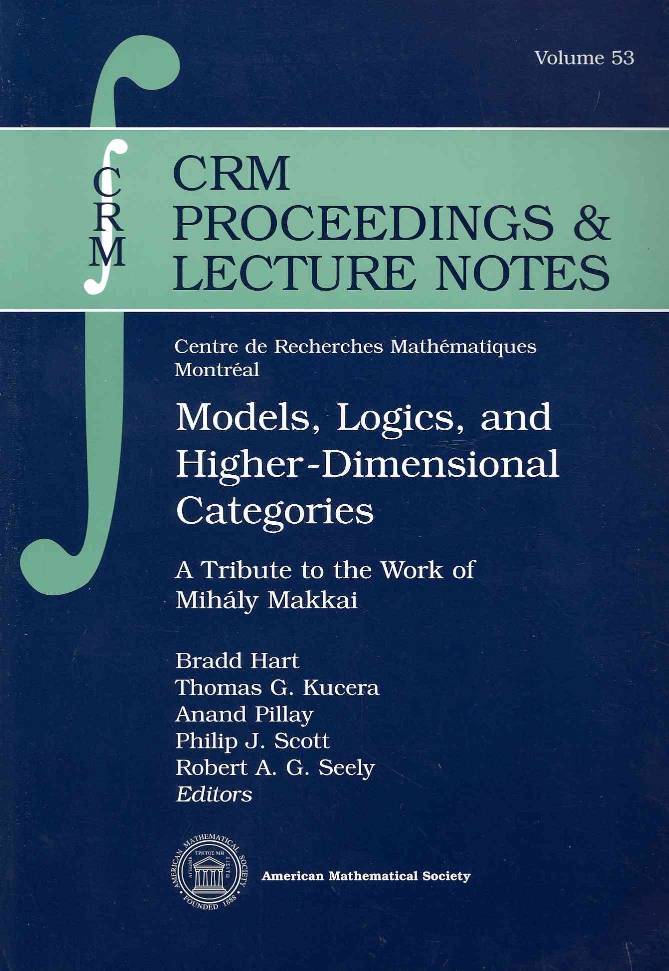 Produktbild: Models, Logics, and Higher-Dimensional Categories
