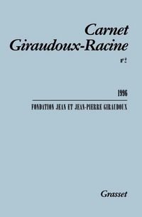 Produktbild: Carnet Giraudoux Racine Tome 2
