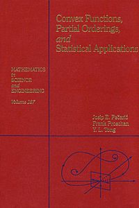 Produktbild: Convex Functions, Partial Orderings, and Statistical Applications